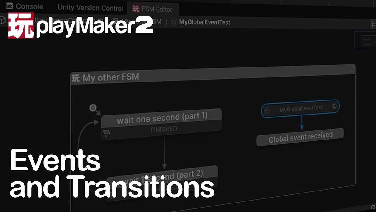 PlayMaker 2 Events and Transitions Fundamentals