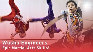 Chinese Wushu in Riveting Slow Motion: Youth Performance of Martial Arts by Wushu Engineers