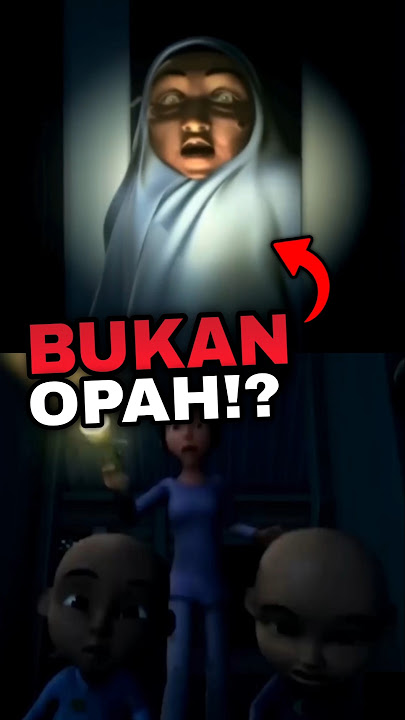 One of the scariest episodes of Upin Ipin turns out not to be Opah, dude☠️