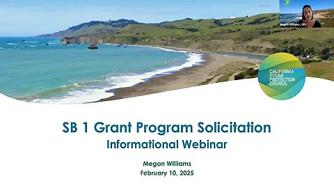 SB 1 Grant Program Solicitation - Informational Webinar -  February 10, 2025