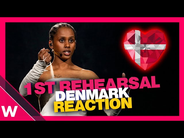 🇩🇰 Denmark First Rehearsal (REACTION) Saba "Sand" @ Eurovision 2024