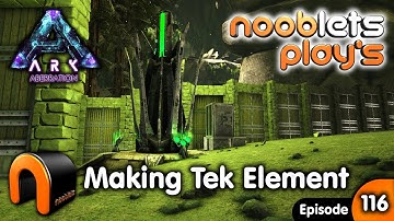 ARK Aberration HOW TO MAKE TEK ELEMENT Nooblets Plays Ep116