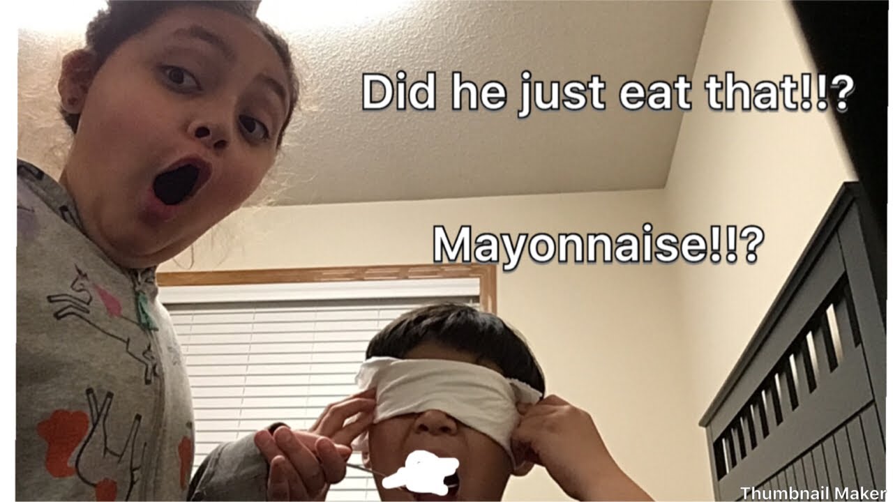 Eating Mayonnaise!!? (Guess The Food Challenge) YouTube