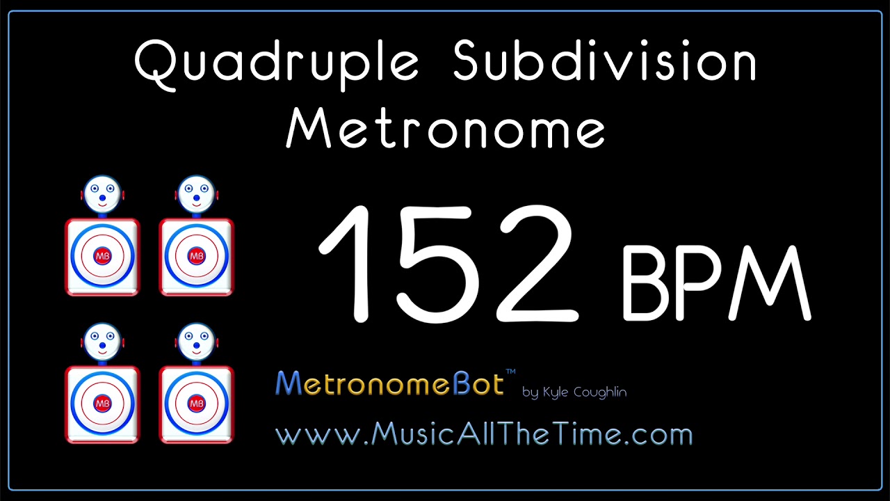metronome 152 bpm