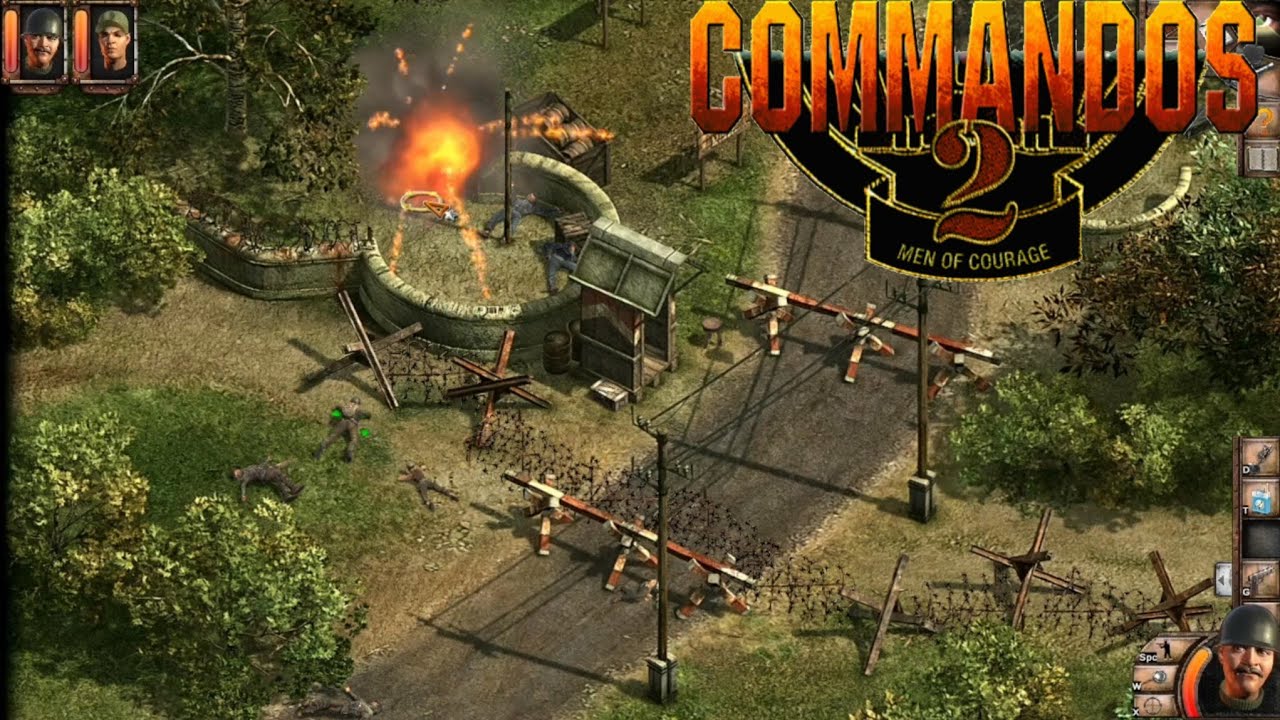 COMMANDOS 2 HD REMASTER MEN OF COURAGE | TRAINING CAMP 1 HARD ...