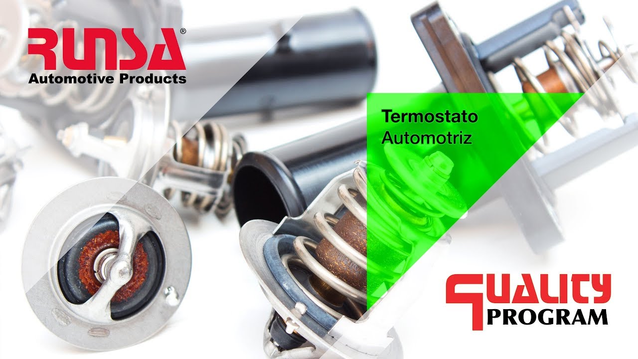 Funcionamiento del termostato automotriz 