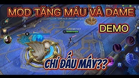 Mod Dame Và Mod Buff Máu Tùy Chỉnh Liên Quân Cho Butterfly | Demo