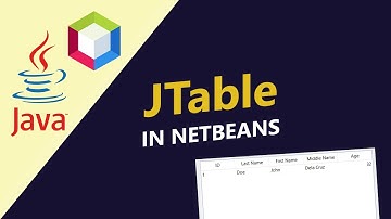 JAVA NETBEANS : ADDING JTABLE / TABLE