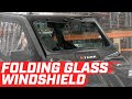 Tusk UTV Folding Glass Windshield | Can-Am Maverick Trail/Sport