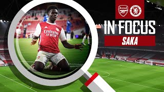 🌶 Bukayo Saka | Every Touch | Arsenal vs Chelsea (3-1)