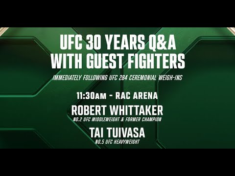 UFC 284: Fighter Q&A with Robert Whittaker, Tai Tuivasa & More!