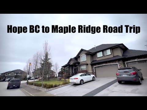 Hope BC to Maple Ridge Road Trip | Canadian Life in Hills | Indian Family in canada