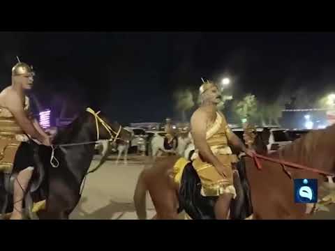 افتتاح مهرجان بابل بموكب بابلي تاريخي في المدينة الأثرية