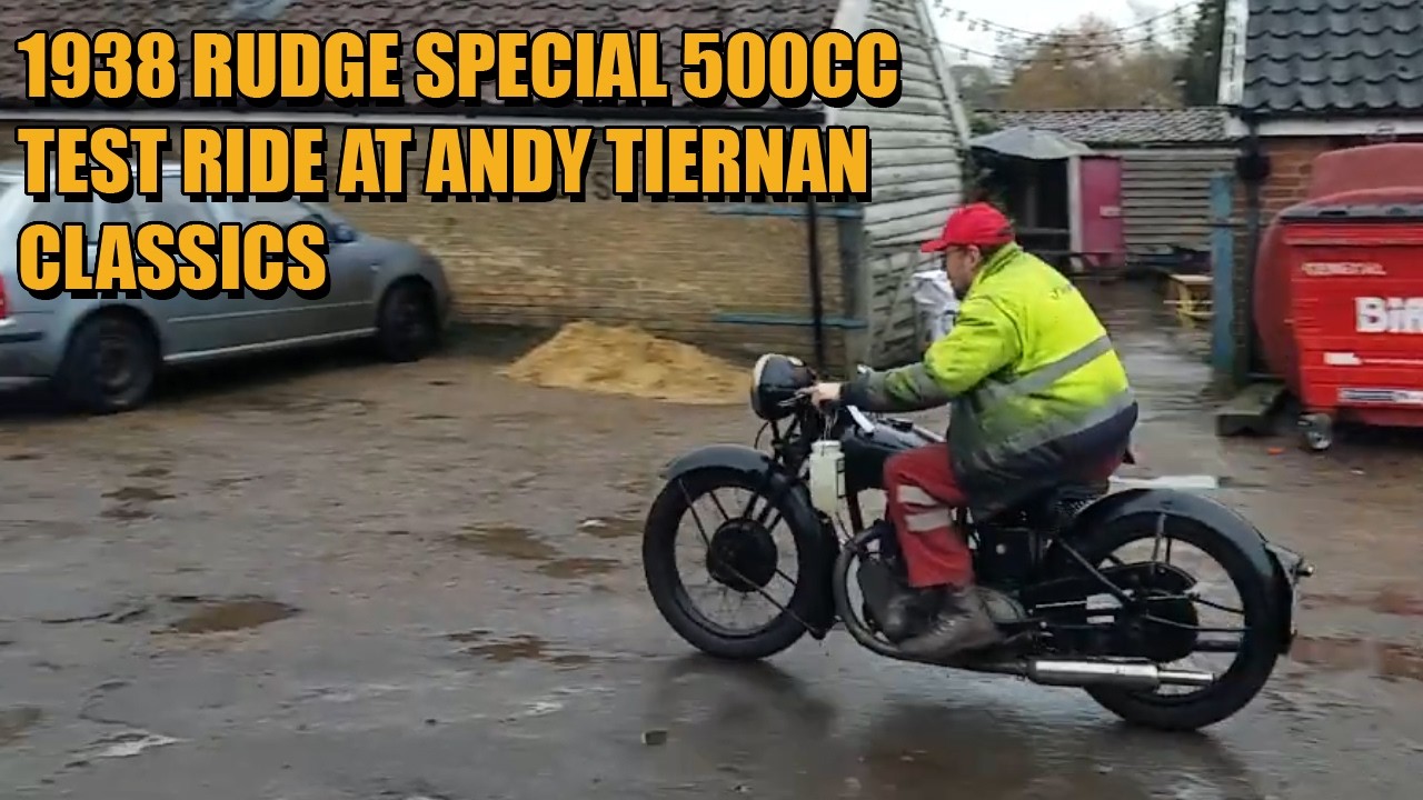 Мотоцикл Rudge Special 500cc 1938 года выпуска в коллекции Andy Tiernan Classics #09445RUW