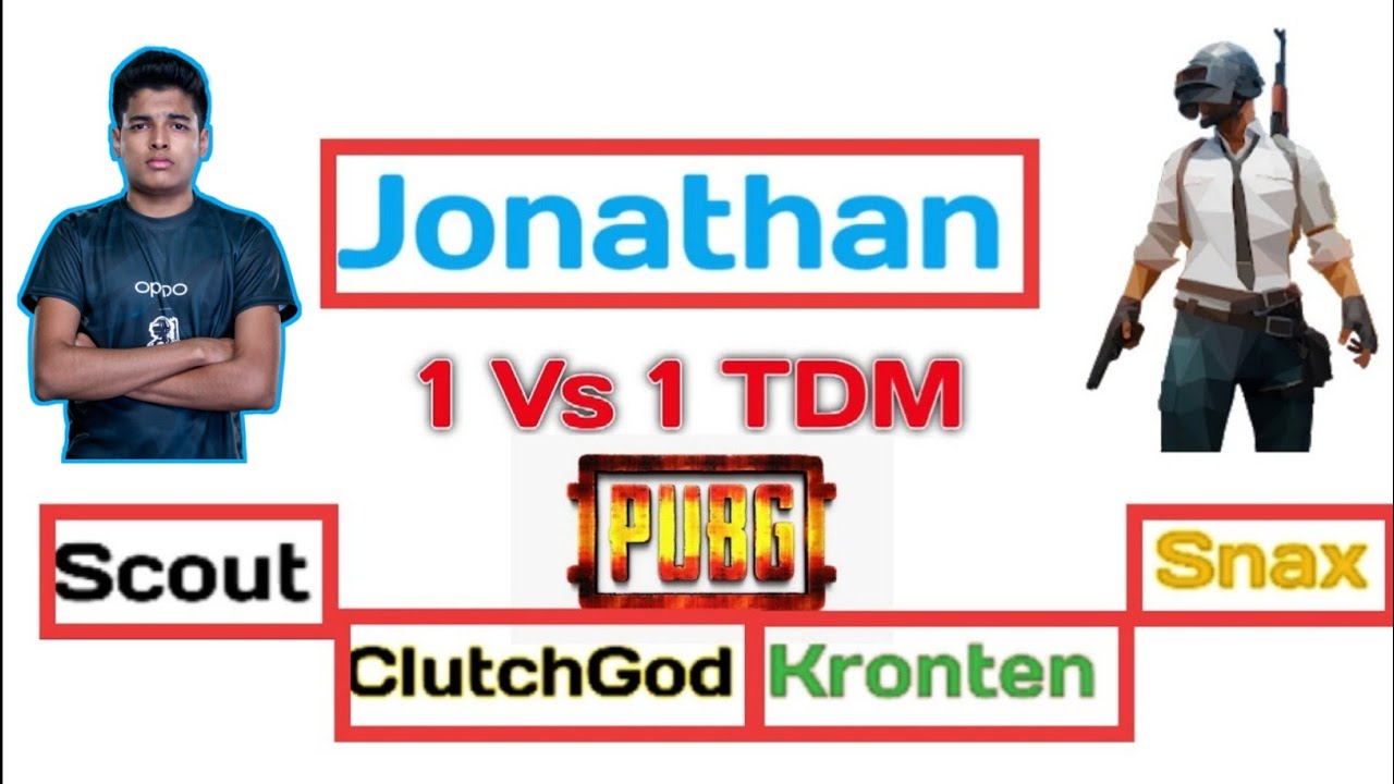 1 vs 1 TDM Match between Jonathan vs Scout vs ClutchGod vs Snax vs ...