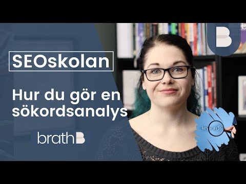 SEOskolan del 2: Hur du gör en sökordsanalys