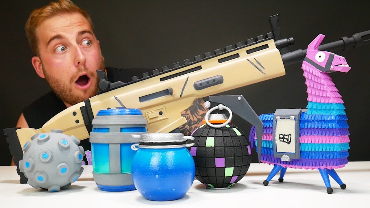 Unboxing 3D Printed REAL LIFE Fortnite Items - YouTube