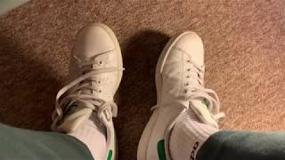 White Socks And Stan Smiths Under The Desk