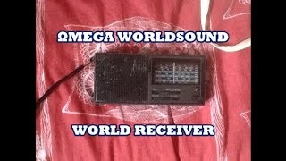 Omega Worldsound World Receiver radio set (and radio DX-ing!!)
