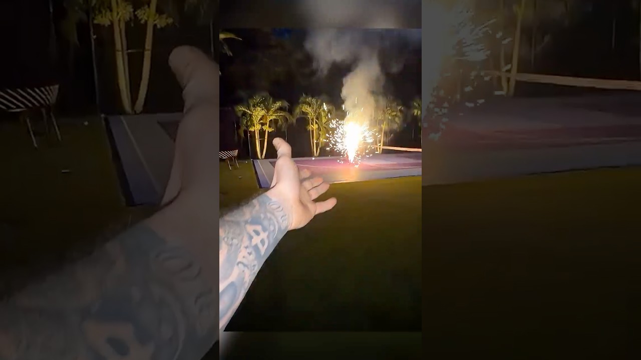 Somebody Lit Fireworks in our Backyard!