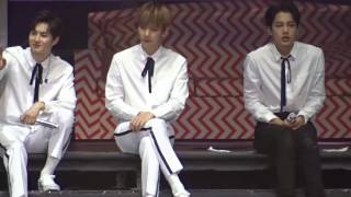 Fancam 170212 - Exo Acoustic Medley Pt 2 Baekhyun Focus Sehun Kai Dance