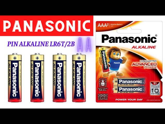 Pin Panasonic chính hãng, Pin tiểu Panasonic Alkaline LR6T/2B size AA