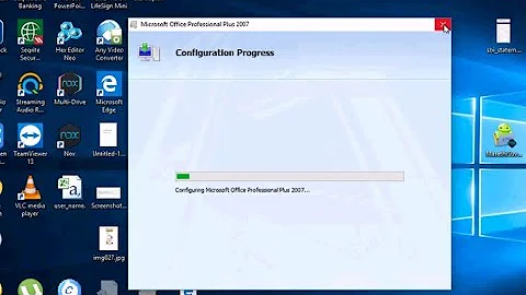 how to stop configuration progress for Microsoft office (2007,2010,2013,2016)