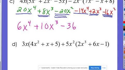 Unit 6 Day 2: Monomial Multiplication + Shaded Region