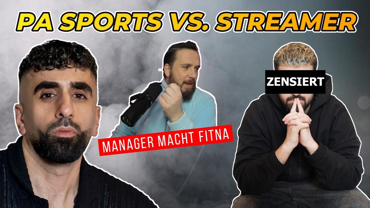 PA SPORTS knöpft sich Streamer und dessen Manager vor 😂