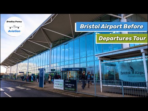 Bristol Airport Before Departures Tour | Checkin Areas, Shops and Restaurants