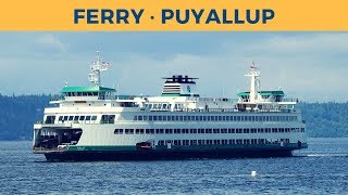 Arrival of ferry puyallup in edmonds (washington state ferries)