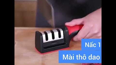 Dụng Cụ Mài Dao Kéo 3 Cấp Độ Cầm Tay, Nhanh Tiện Lợi