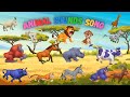 Safari &amp; Zoo Animal Sounds Song | Learn Animal Noises for Kids | Toddler Sing-Along Fun