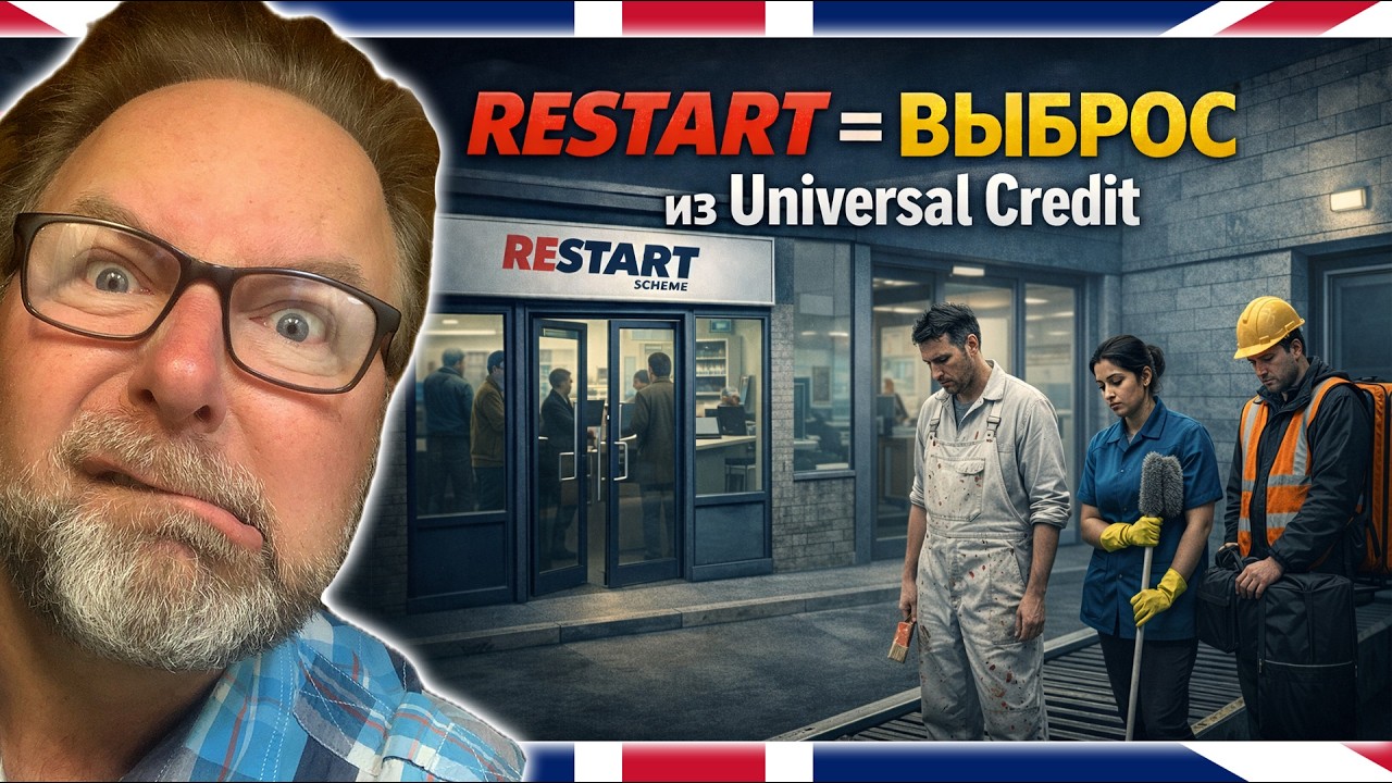 🚨 Universal Credit и RESTART — соцподдержка в Англии, которой НЕ НУЖНО ваше будущее ⛔️