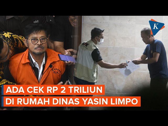 KPK Temukan Cek Rp 2 Triliun di Rumah Dinas Syahrul Yasin Limpo class=