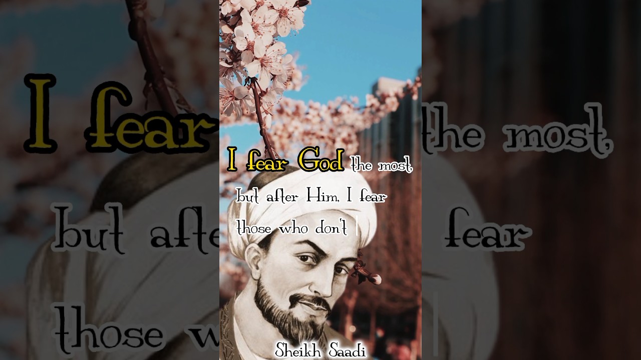 Shekh Sadi Quotes| Motivational Quotes #youtubeshorts #youtubeshorts # ...