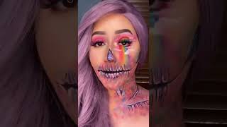 Vibrant Rainbow Makeup Looks #makeup #maquillaje