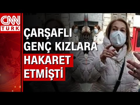 Taksim'de çarşaflı genç kızlara hakaret eden kadının cezası belli oldu