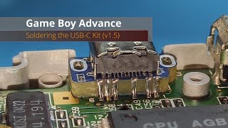 Game Boy Advance SP: USB-C Kit (Centered v1.5)