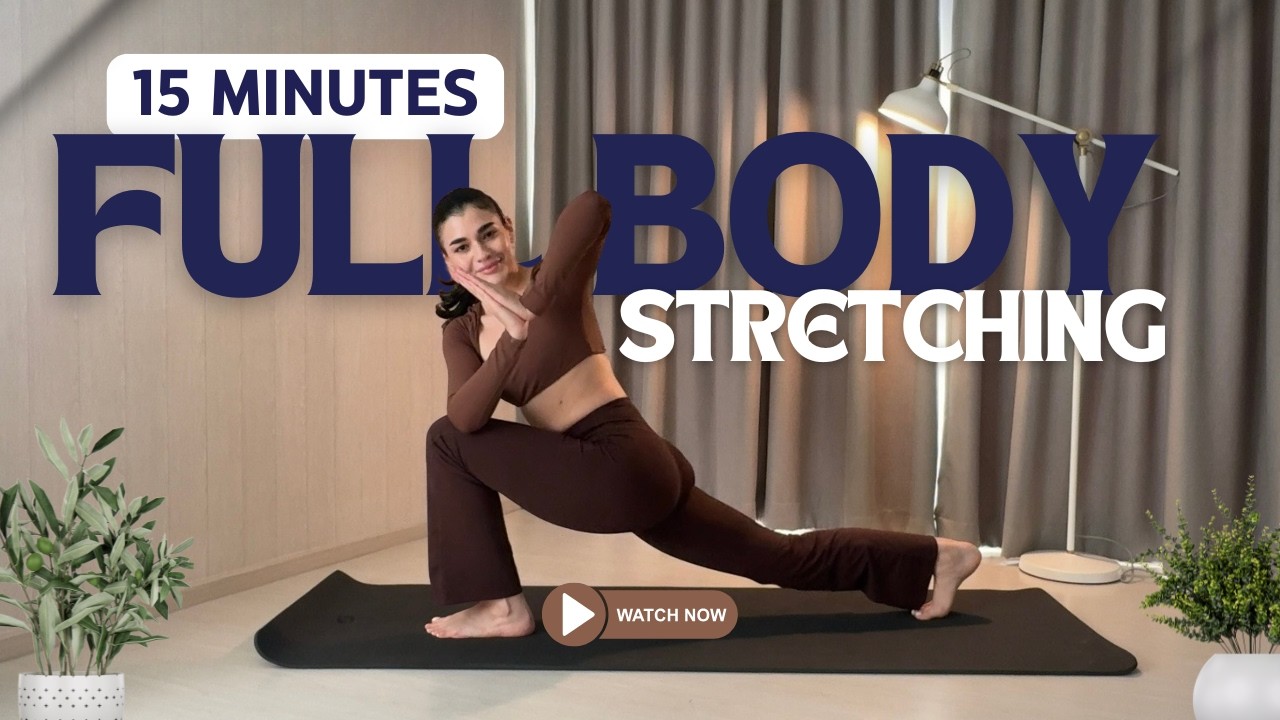 Daily Full Body Stretch Routine 15 Min Full Body Stretch for Flexibility (Daily Routine 2026) - YouTube