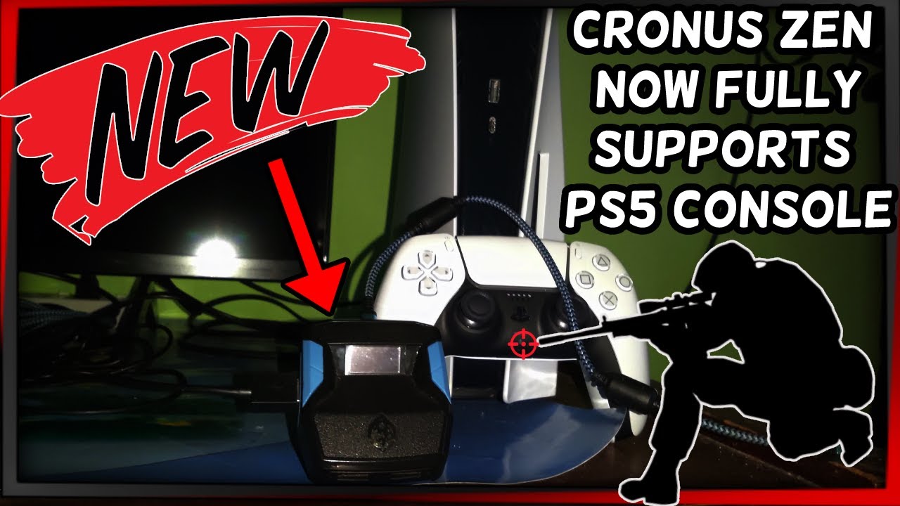 THE CRONUS ZEN NOW FULLY SUPPORT PLAYSTATION 5 WITHOUT ANY THIRD