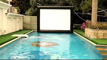 Nintendo Switch Gameplay Ultimate Gaming Set Up!? - Yimukaka Airproof Projector Screen Unboxing Demo