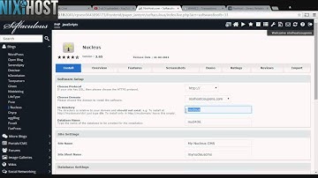 Installing Nucleus with Softaculous in cPanel