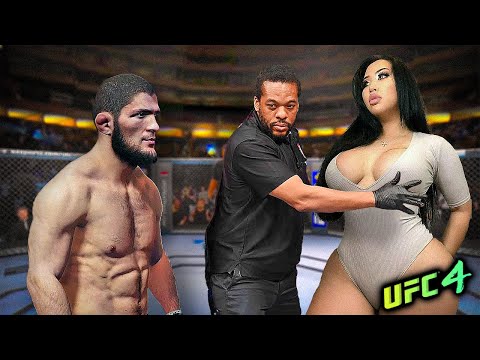Khabib Nurmagomedov vs. Japan Rina | Big Model (EA sports UFC 4)
