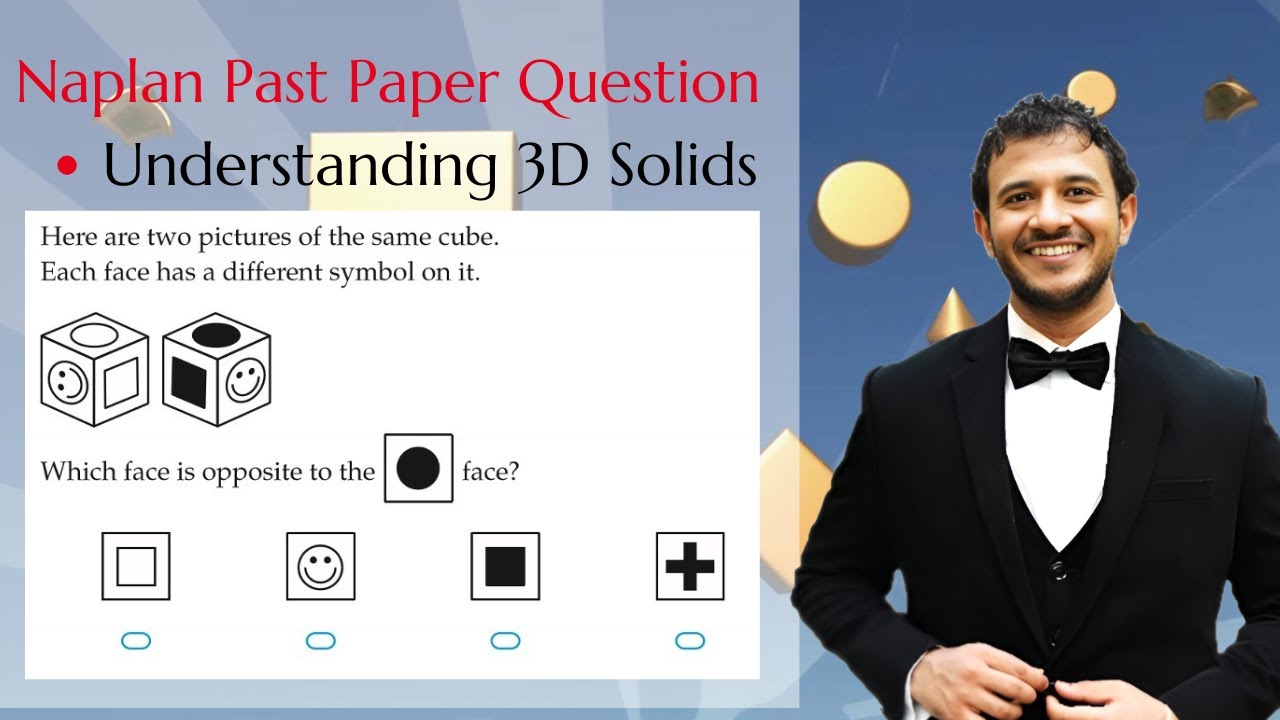 Naplan Past Paper Question - Understanding 3D Solids - YouTube