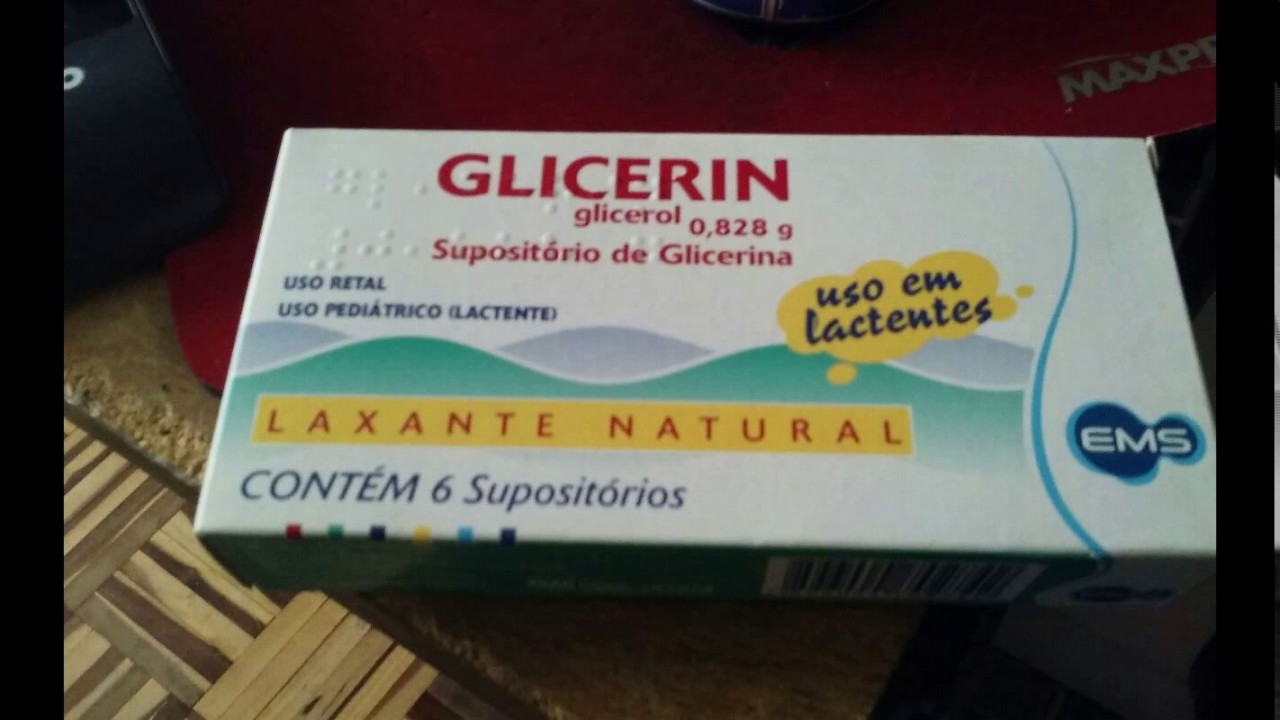 supositorio de glicerina en english