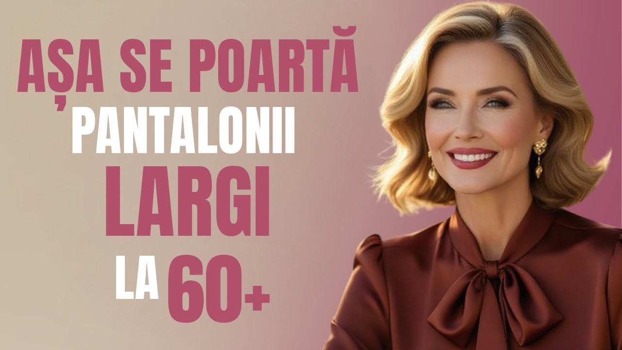 Cum Să Porți PANTALONI LARGI La 60+ Și Să Arăți SPECTACULOS