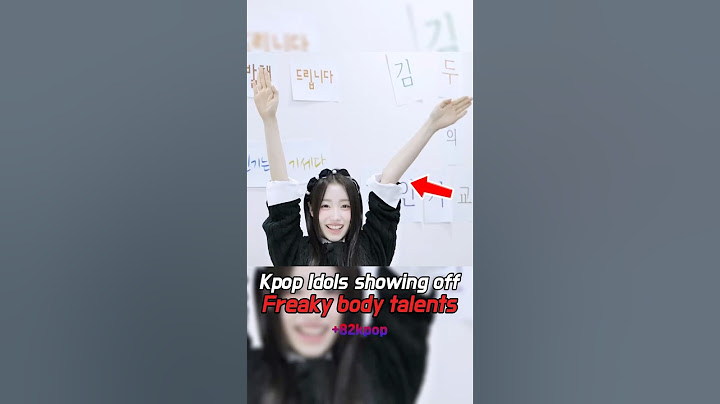 Kpop Idols showing off unique body skills #kpop #kpopidol #saymyname #illit #izone #txt #shorts