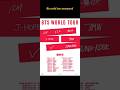 BTS world tour announced 🥺🤍🫶 #bts #army #love #forever #short #trending #anjali chauhan hai