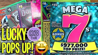 💰 NEW LUCKY 03! $20 Mega 7s   Lucky 7s   50X Fast Cash $80/TICKETS! 🤑 Fixin To Scratch